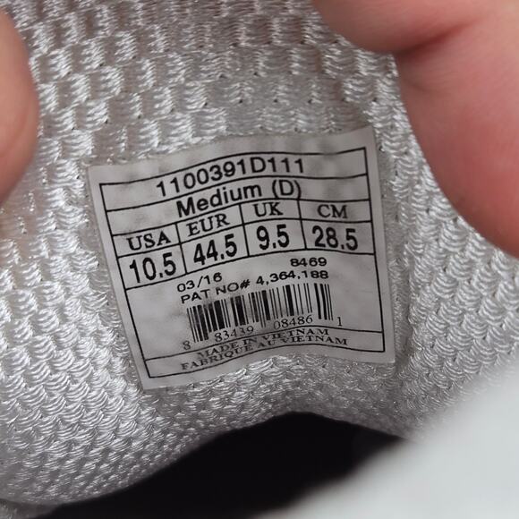 Brooks Mens 10.5D Addiction Walker White Leather Comfort Walking Lace Up Shoe - Picture 12 of 12